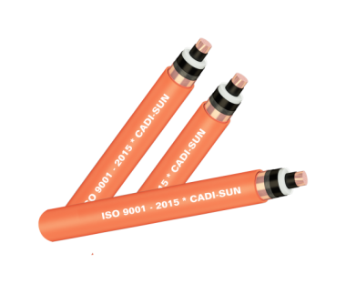 Cáp điện Cadisun 1 lõi, màn chắn băng đồng, không giáp – CXV(AXV)/CTS-W 1x? – 20/35(40.5) kV hoặc 20/35(38.5) kV