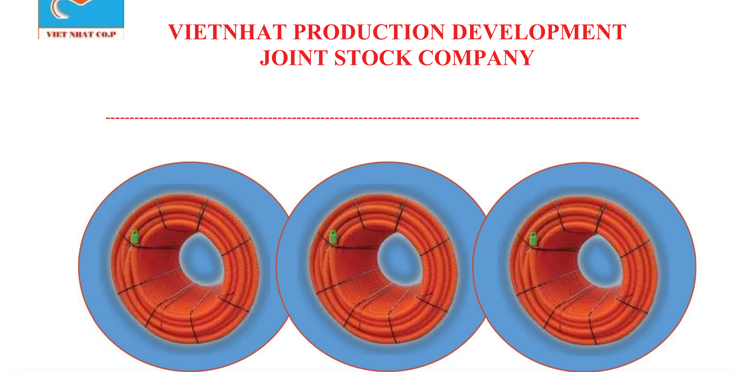 Catalogue HDPE Việt Nhật